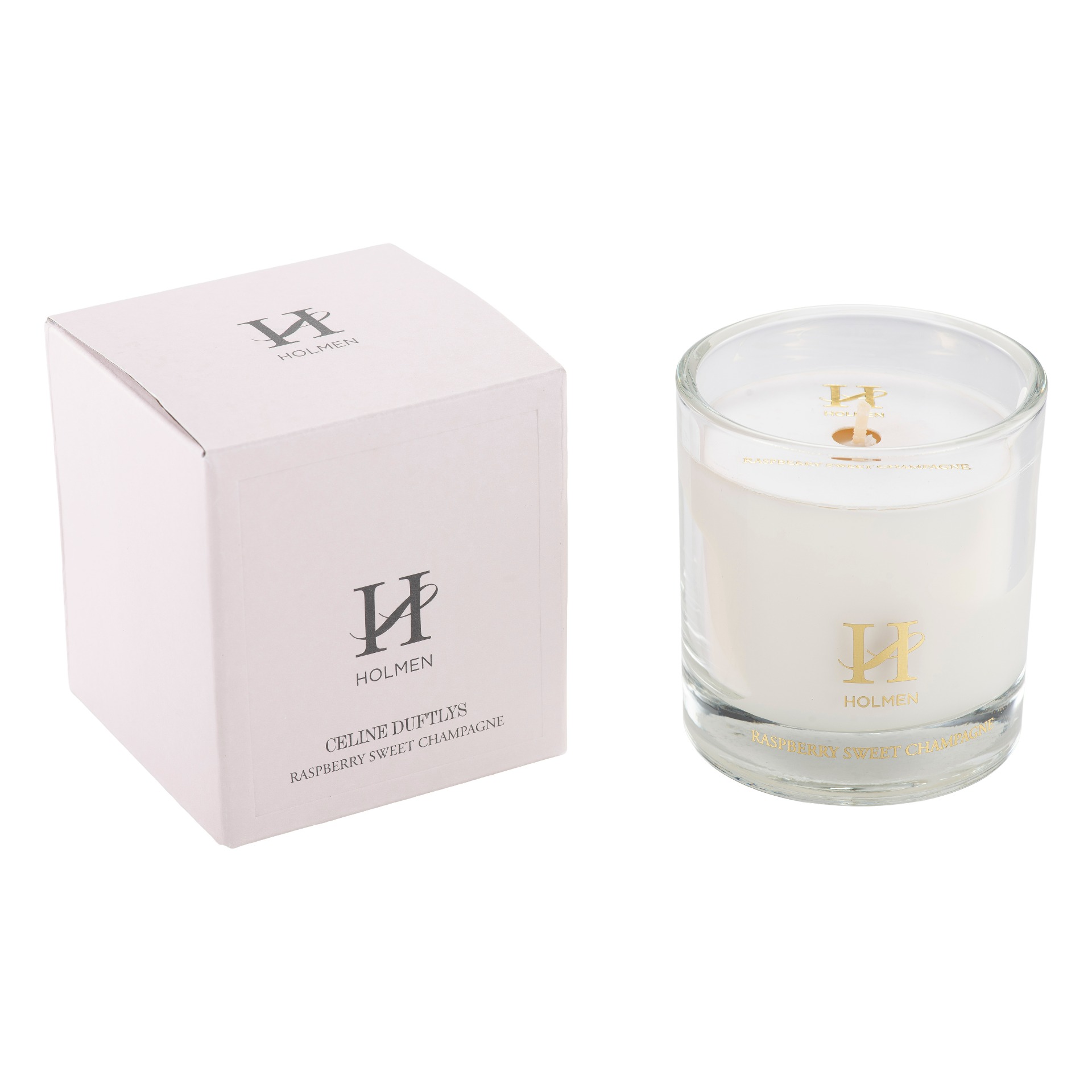 Holmen Celine Doftljus Raspberry & Champagne