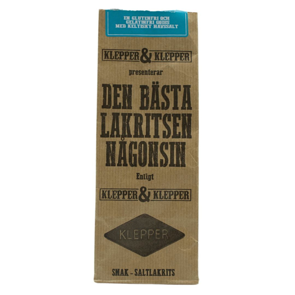Klepper & Klepper Saltlakrits 200 g