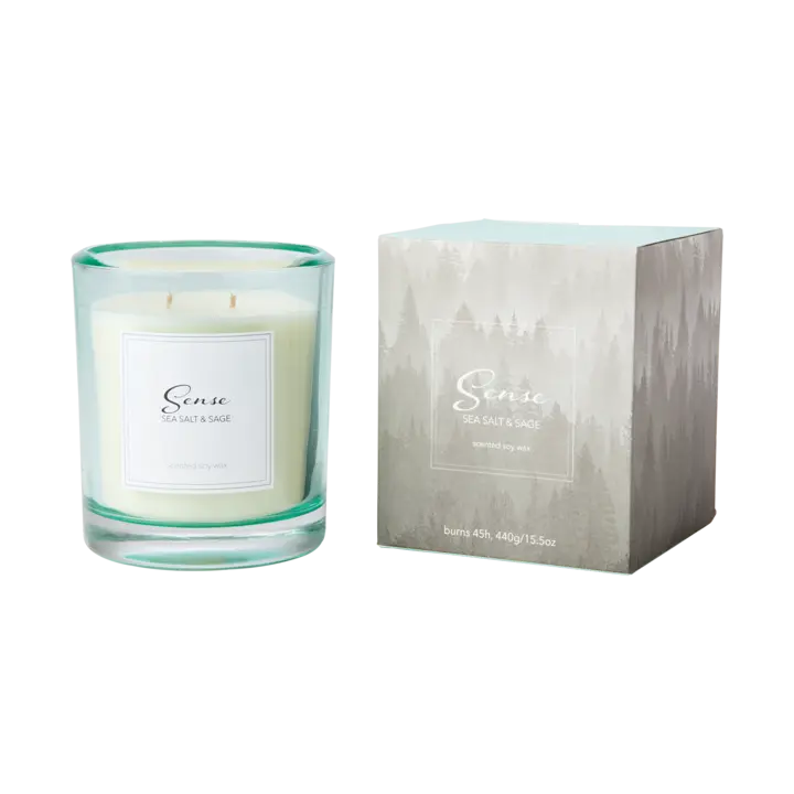 SENSE doftljus Sea Salt & Sage